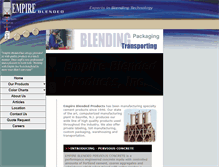 Tablet Screenshot of empireblended.com